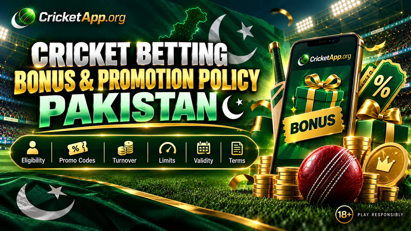 Cricket Betting Bonus & Promotion Policy Pakistan